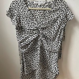 Veronica Beard Floral Silk Top